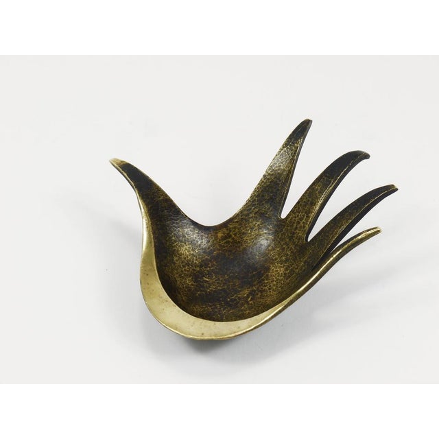 Sculptural Brass Hand by Herta Baller for Walter Bosse, 1950s For Sale - Image 10 of 18