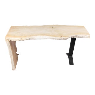 Living Edge Water Fall Console Table 57 For Sale