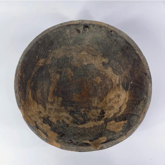 Early 20th Century Early 20th Century Nupe Wood Bowl Nigeria For Sale - Image 5 of 7