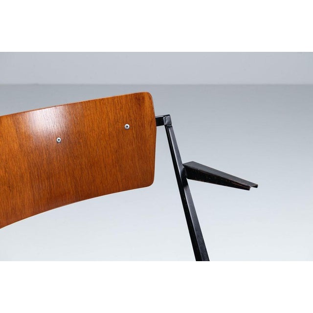 Pyramid Dining Chairs by Wim Rietveld for Ahrend De Cirkel, Netherlands, 1960s, Set of 4 For Sale - Image 9 of 13