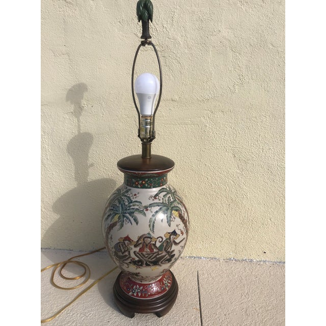 Frederick Cooper Three Monkeys Lamp Chairish