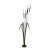 1970’s Mid-Century Modern Mixed Metals Cattail Sculpture For Sale