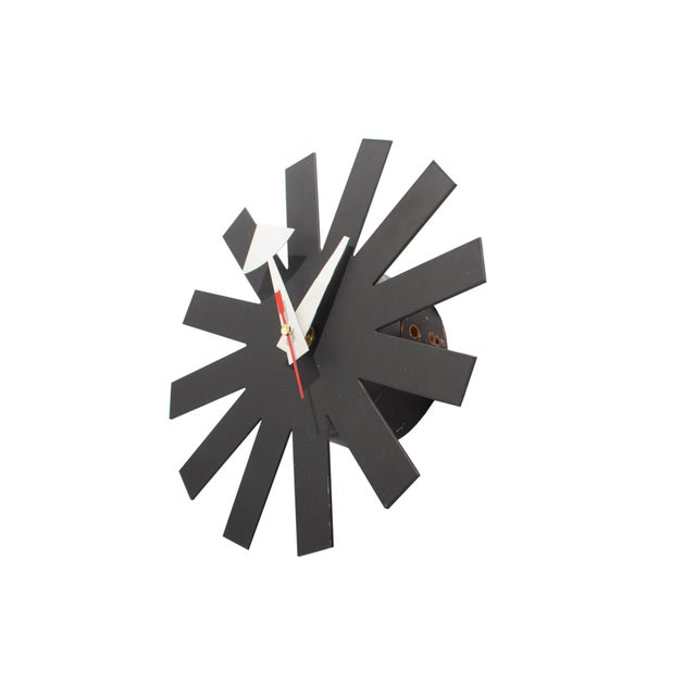 An Asterisk Clock designed by the American designer George Nelson (1908-1986) for the Howard Miller Clock Company. This...