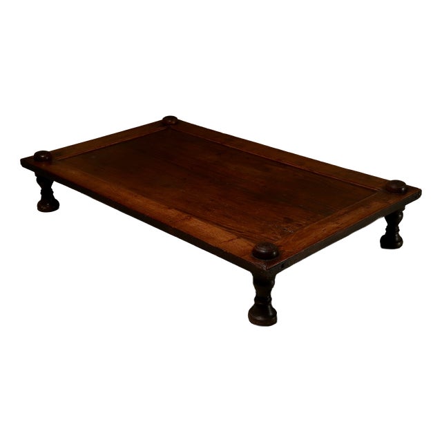 North Indian Teak Daybed, 19th Century For Sale