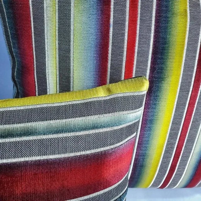 Not Yet Made - Made To Order S. Harris Siri Stripe in Sanguine Pillow Cover For Sale - Image 5 of 8