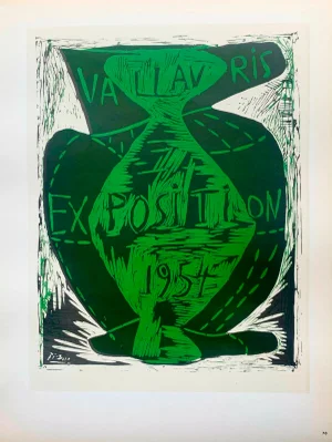 Picasso Lithograph 70 Exposition Vallauris 1954 Art in Posters