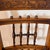 Pair Pressed Back Chairs With Leather Seats For Sale - Image 4 of 11