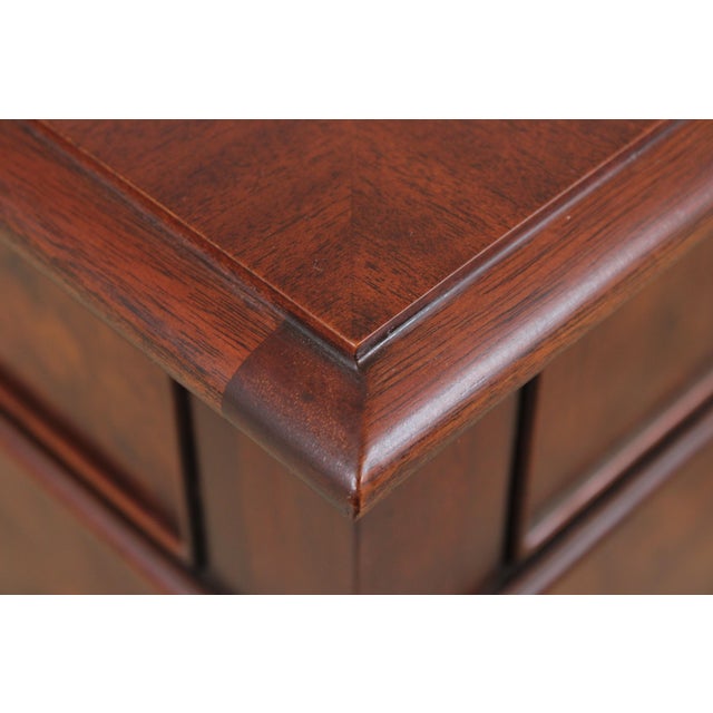Councill Business Large Walnut Executive Office Desk For Sale - Image 16 of 18
