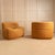 Beige Set of Wavy Armchairs, Italy, 1970s For Sale - Image 8 of 14