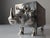 Mid-Century Modern Almazán Rhino Bottle Holder in Wood and Nickel Silver, 1960s For Sale - Image 3 of 18