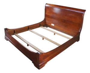 Stickley French Louis Philippe Style Solid Cherry Queen Size Sleigh Bed
