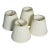 1960s Pleat Clip on Lamp Shades - Set of 4 For Sale