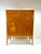 1940’s Swedish Cabinet designed by Erik Mattson. Beautiful intarsia woodworking creating a scene. Doors conceal interior...