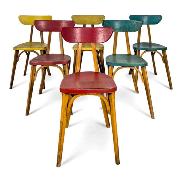 Vintage Chairs, Set of 6 For Sale - Image 12 of 12