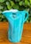 Mid 20th Century Mid Century Italian Turquoise Art Pottery Vessel | 6.5” For Sale - Image 5 of 9