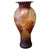 Black Vintage French Cameo Glass Vase after Emile Gallé, 1980 For Sale - Image 8 of 8