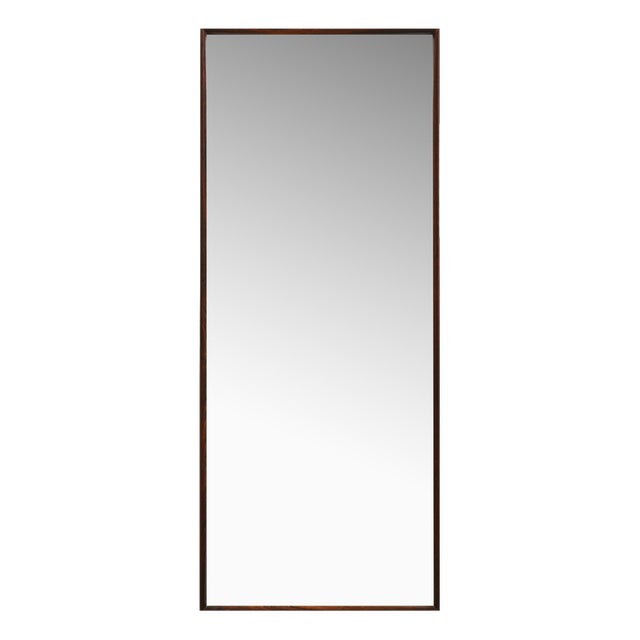 Mirror with Rosewood Frame from Rimbert Sandholt, 1950s For Sale