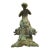 1940s Vintage Alexander Portnoff Cherub on Dolphin Bronze Fountain For Sale