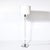 Mid-Century Modernist Floor Lamp in Lucite & Polished Nickel Attributed to Hansen For Sale - Image 11 of 18