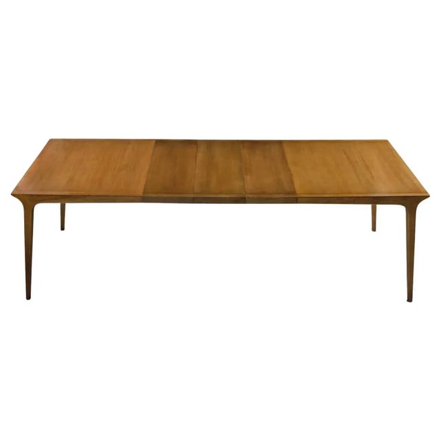 Drexel 1950's Drexel Profile K44 Extending Dining Table by John Van Koert For Sale - Image 4 of 12