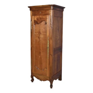 Late 19th Century Louis XV Standing Man in Cherrywood For Sale