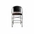 Metal Iron and Faux Leather Stools For Sale - Image 7 of 8