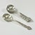 Silver 1940s Vintage Hollywood Regency English Chippendale Silverplate Dessert Spoons - Set of 6. For Sale - Image 8 of 10