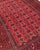 Afghan Turkmen Tekke Bokhara Hand-Knotted Wool Rug, Red Gul, 9'2" X 6'6" For Sale - Image 6 of 13