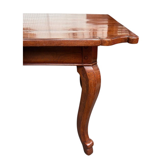 Dessin Fournir Therien Studio Workshops for Dessin Fournir Walnut Writing Table Desk For Sale - Image 4 of 4