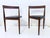 Mid-Century Modern Roundette Side Chairs in Teak and Faux Leather by Hans Olsen for Frem Rojle, 1960s, Set of 2 For Sale - Image 3 of 15