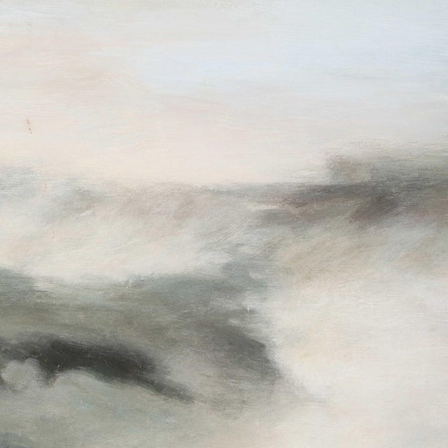 2020s Crossing Paths Coastal Landscape Painting For Sale - Image 5 of 7