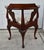 Brown Statesville Co Mahogany Corner Chair Vintage Queen Anne Style Accent Slip Seat For Sale - Image 8 of 16