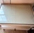 Modern Pair of Leather Nightstands With Glass Tops For Sale - Image 3 of 10