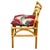 Restored Mid-Century Geometric Rattan Dining Side Chairs W/ 3 Strand Back For Sale - Image 4 of 9