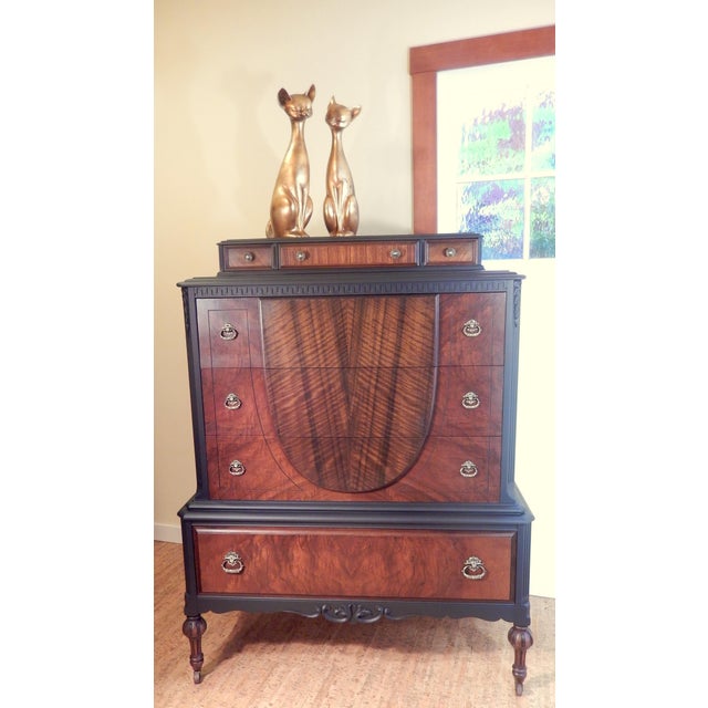 This outstanding piece was hand-crafted in the early 1900's by the Western Furniture Company in Indianapolis, Indiana....