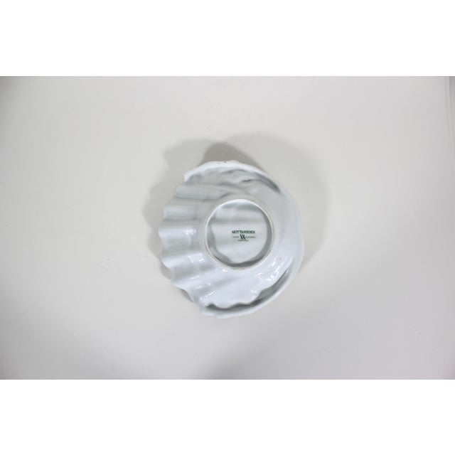 Vintage Ceramic Shell Bowl Mottahedeh Vista Alegre Portugal For Sale - Image 9 of 10