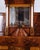 Antique Empire Secretary Desk in Hand-Polished Mahogany with Marquetry, 1840s For Sale - Image 10 of 12