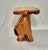Late 20th Century Birdseye Maple Natural Tree Stump Side Accent Table For Sale - Image 5 of 12