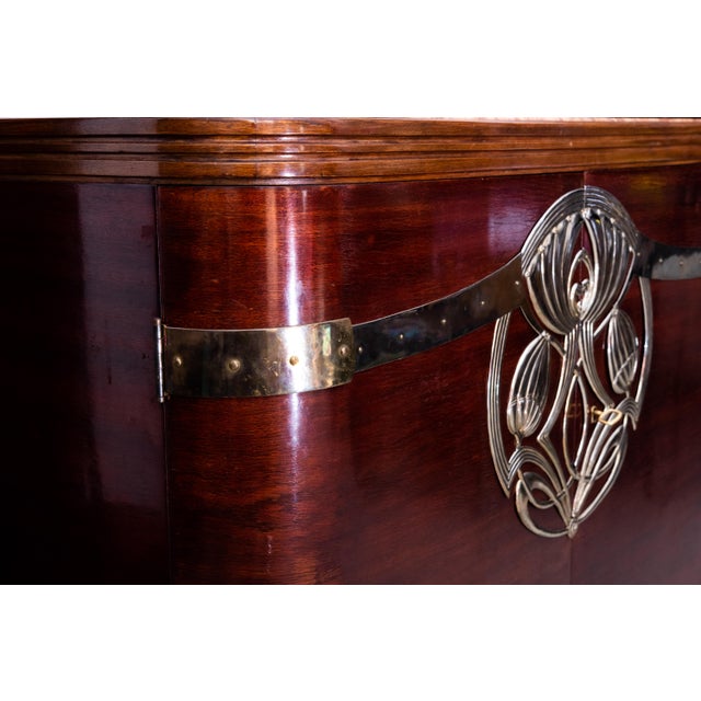 Art Nouveau Mahogany Buffet, 1905 For Sale - Image 15 of 18