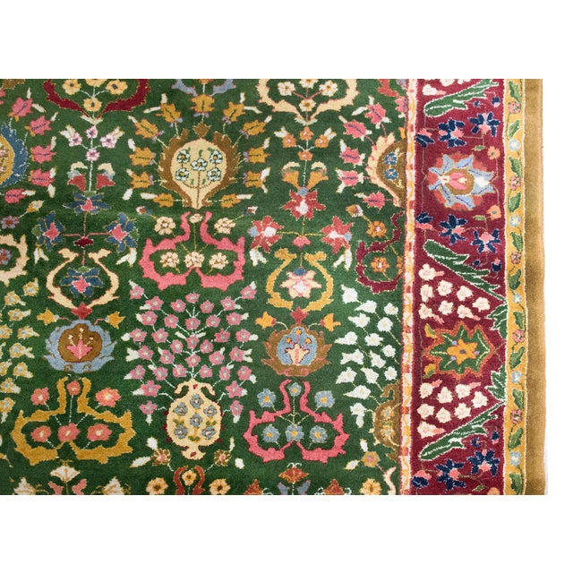 Rare Early 20th Century German Tetex Tabriz Rug For Sale - Image 9 of 16