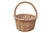 Rustic European Wicker Woven Basket For Sale - Image 3 of 7