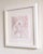 Figurative Figure 4 by Matthew Alfonso Durante | Graphite and Oil Pencil on Paper Depiction of a figure among pink trees For Sale - Image 3 of 3