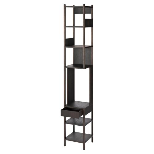 Black Oiled Oak Lungangolo Shelves by Achille Castiglioni for Karakter, 1991 For Sale - Image 13 of 13