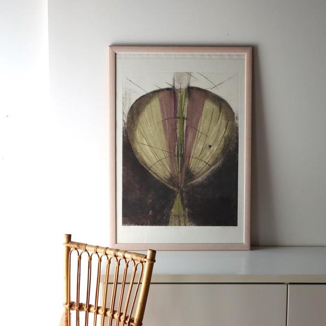 Antonia Dombrowsky, Composition, 1991, Color Etching For Sale - Image 10 of 11