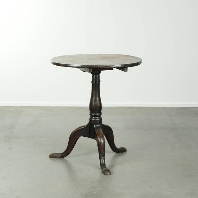 18th Century English Oak Side Table For Sale - Image 9 of 9