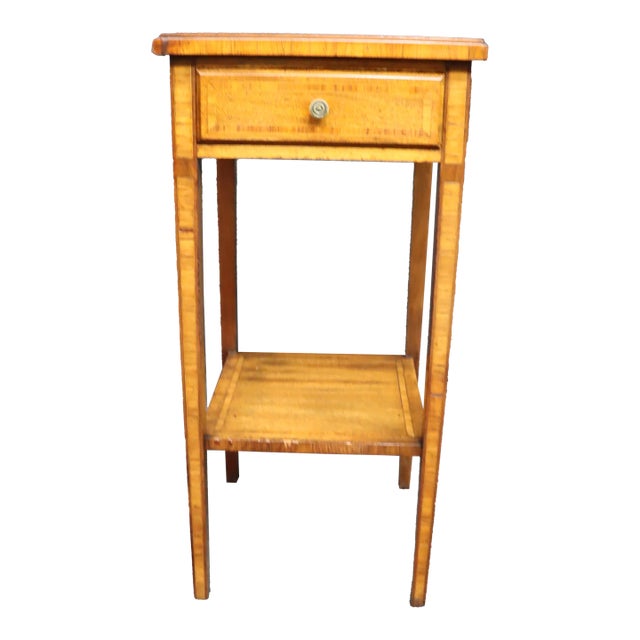 Aimone Mahogany & Satinwood Nightstand For Sale