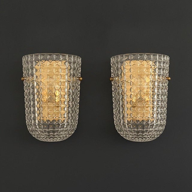 Venetian Murano Wall Sconces, 1990s, Set of 2 For Sale - Image 14 of 14