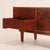 Mid-Century Modern Figured Walnut Six Drawer Dresser Having Brass Capped Legs C 1960 For Sale - Image 3 of 5