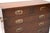 Wood Antique Military Campaign Chest of Drawers, 1930 For Sale - Image 7 of 11