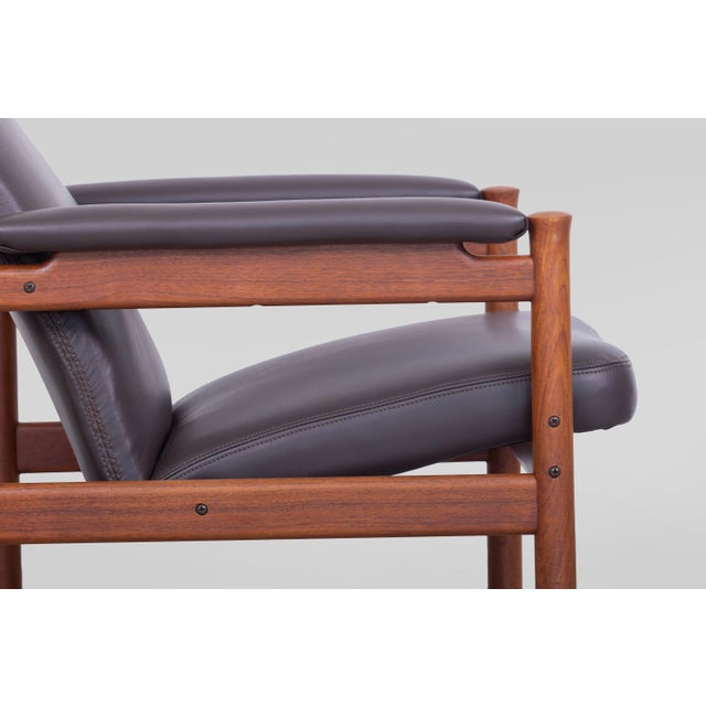Model 4365 Lounge Chair by Søren Hansen for Fritz Hansen, 1960 For Sale - Image 3 of 9
